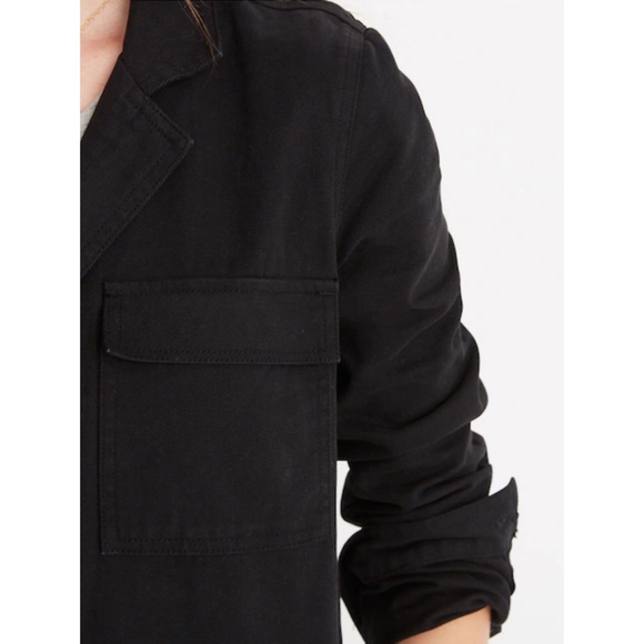 Madewell Signature Coverall Jumpsuit 100% Cotton Denim in Black - Picture 5 of 11